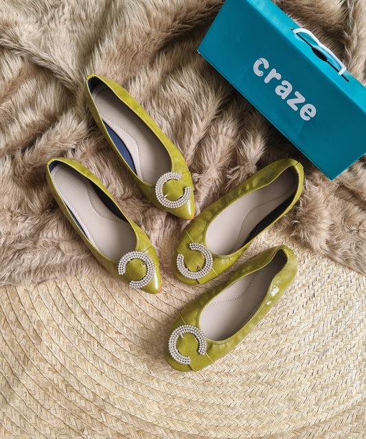 Craze Buckle Lime Green